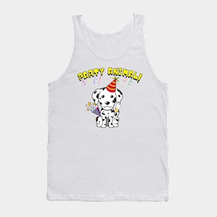 Party Animal Dalmatian Tank Top